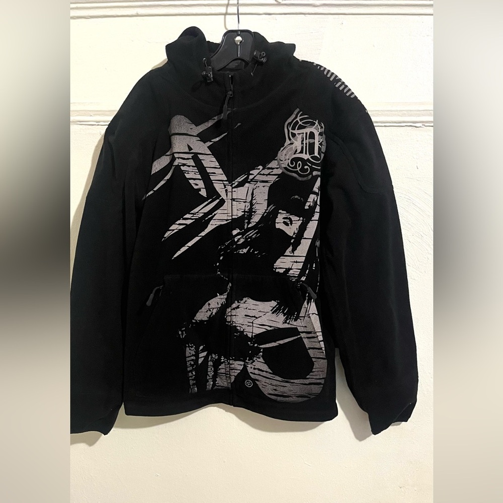 Vintage Harley Davidson Full Zip Riding Hoodie Jacket